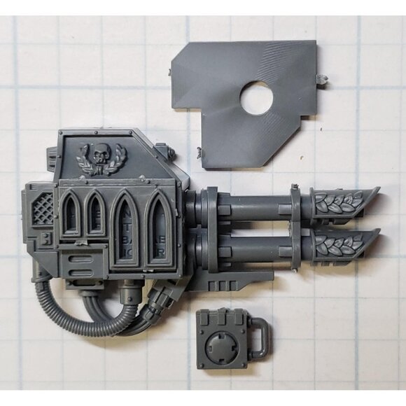 Warhammer 40K Space Marine Bits Venerable Dreadnought Engraved Lascannon W/Arm - Picture 2 of 3
